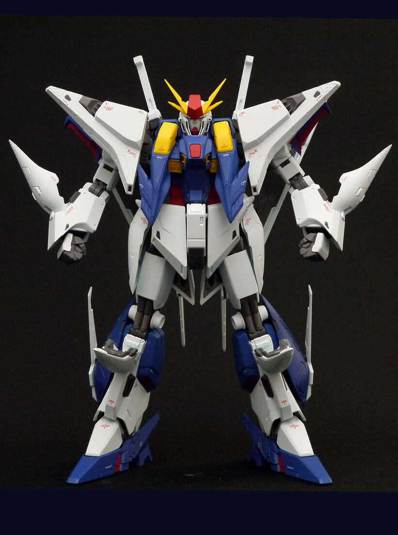 ROBOT魂 クスィーガンダム 肘・膝装甲展開
