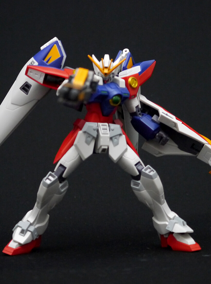 ROBOT魂 ウイングガンダムゼロ ライフル 正面構え